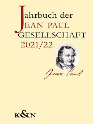 cover image of Jahrbuch der Jean Paul Gesellschaft